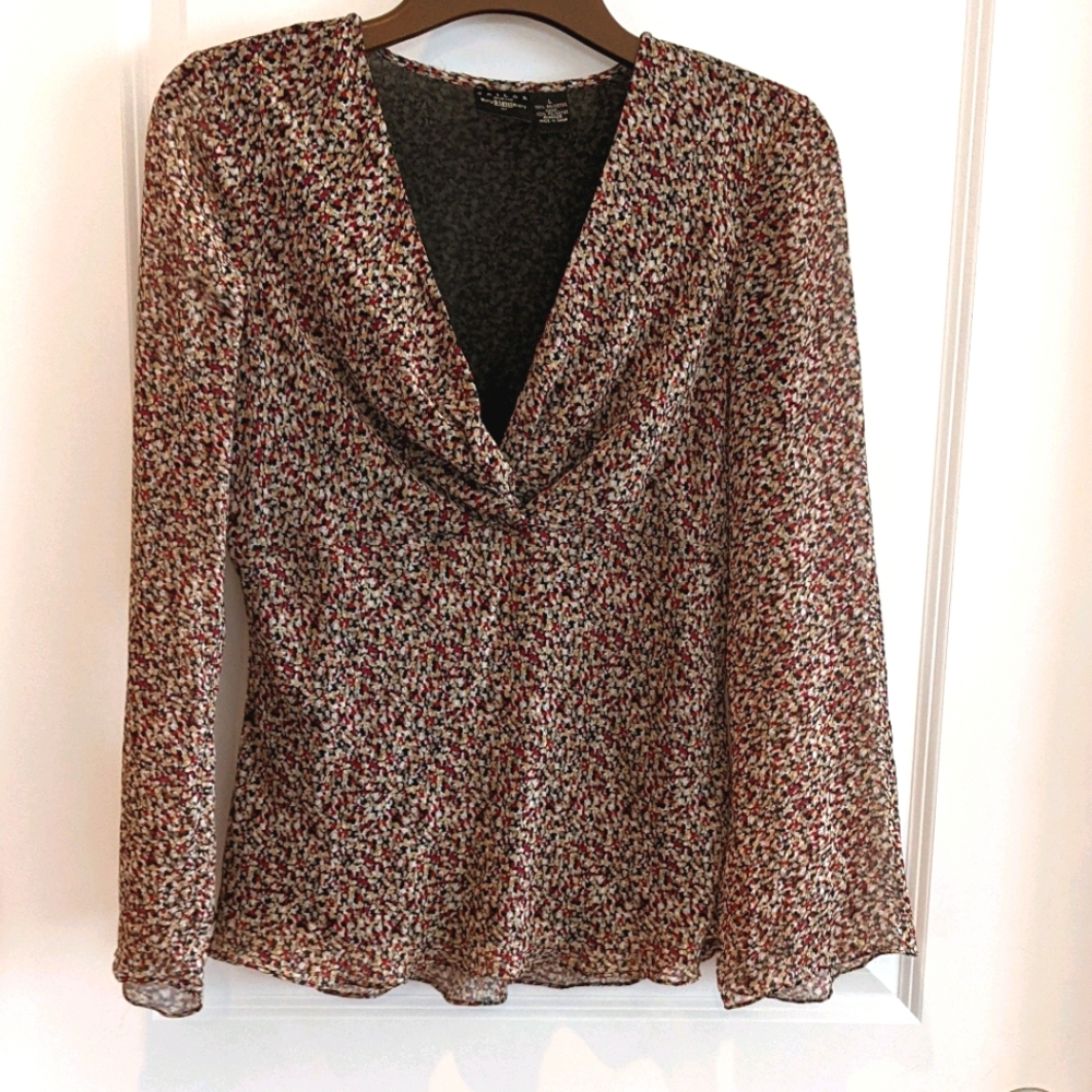 Tailor B. Moss Lined Blouse Size L